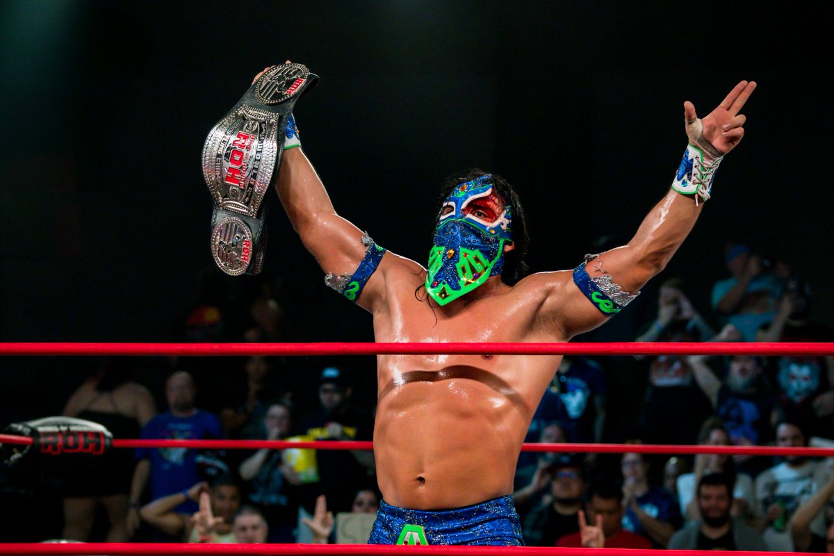 JJWilliamsWON's tweet image. - MOST WANTED CHAMPION -
Bandido. ✔️
@BandidoWrestler #AEW
#ROH #ROHSupercard
