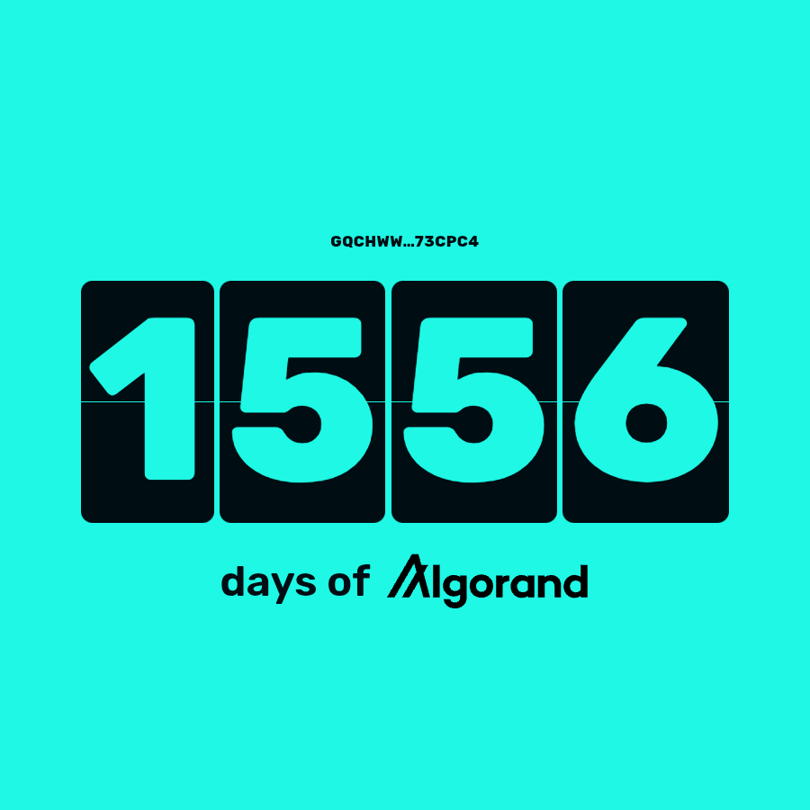 1,556 days. Over 4 years of creativity, collaboration &amp; growth with $ALGO.

From Lil Foxxy to PristinePrism, Rowdy, Fox3D, Fox Tracks &amp; Prisms—each step built with purpose, powered by community.

Grateful. Focused. Still rising.

#PRSMS #algo #algofam #RWDY #CRSD