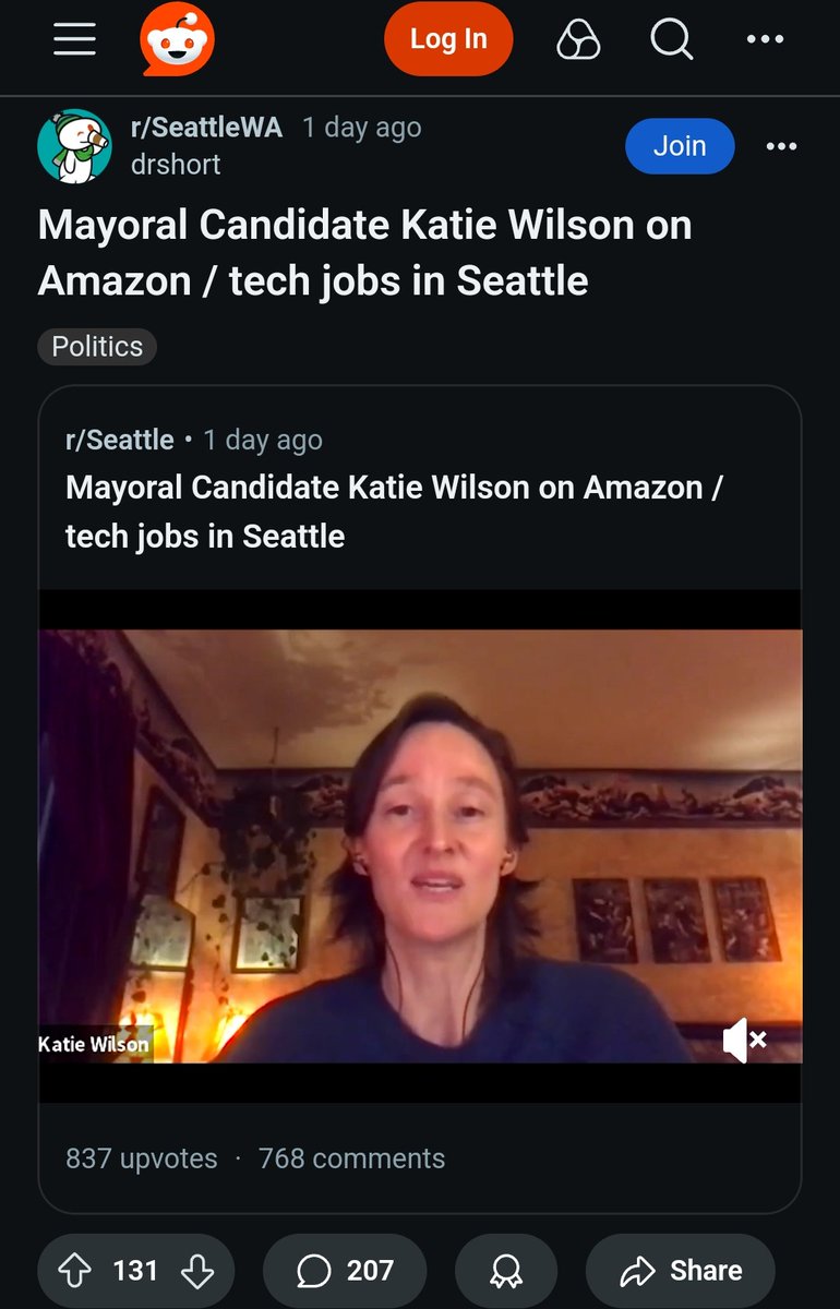 PeakSeattle's tweet image. Katie Wilson didn&apos;t do her campaign any favors with her remarks about Amazon and high paying tech jobs. Would a serious mayoral candidate of a major city cavalierly dismiss a major company pulling out and taking away those jobs and the secondary jobs they create, not to mention…