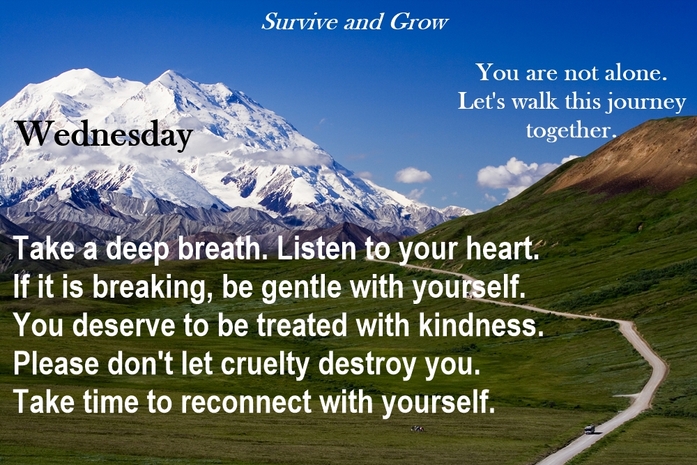 Surviving Narcissistic Abuse (@authorkathkeith) on Twitter photo For all of us survivors who are searching for ourselves today: You are not alone. #WednesdayIsWednesday #wednesday #WednesdayMotivaton  mybook.to/0C6hv1Q For all of us survivors who are searching for ourselves today: You are not alone. #WednesdayIsWednesday #wednesday #WednesdayMotivaton  mybook.to/0C6hv1Q