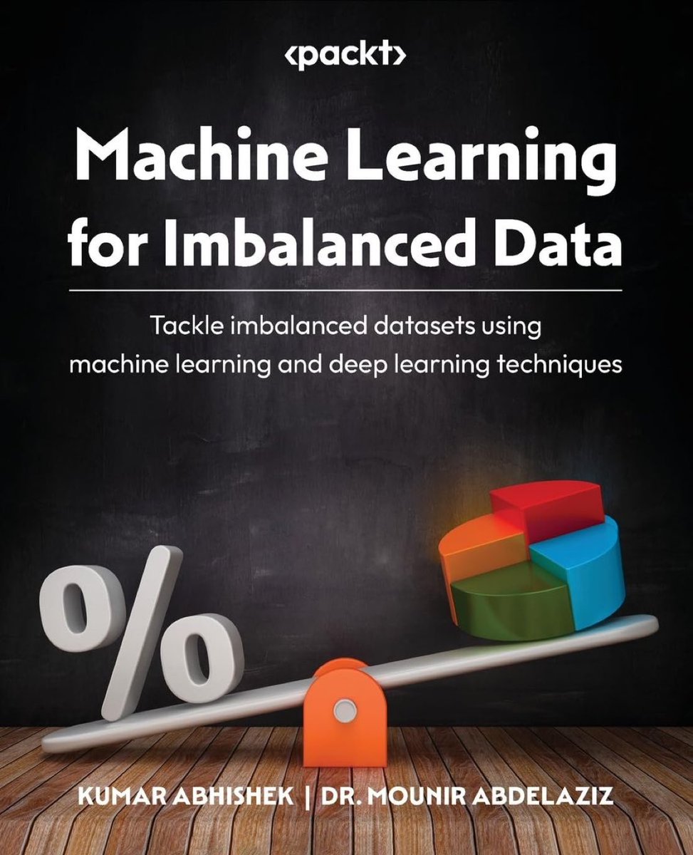KirkDBorne's tweet image. #MachineLearning & #DeepLearning Techniques for Handling Imbalanced Data: amzn.to/3Wuch3C v/ @PacktDataML
Purchase of print or Kindle book includes free PDF copy.
—
#DataScience #DataScientist #AI #Statistics #ML
—
What you will learn:
🟠Explore the metrics used when…