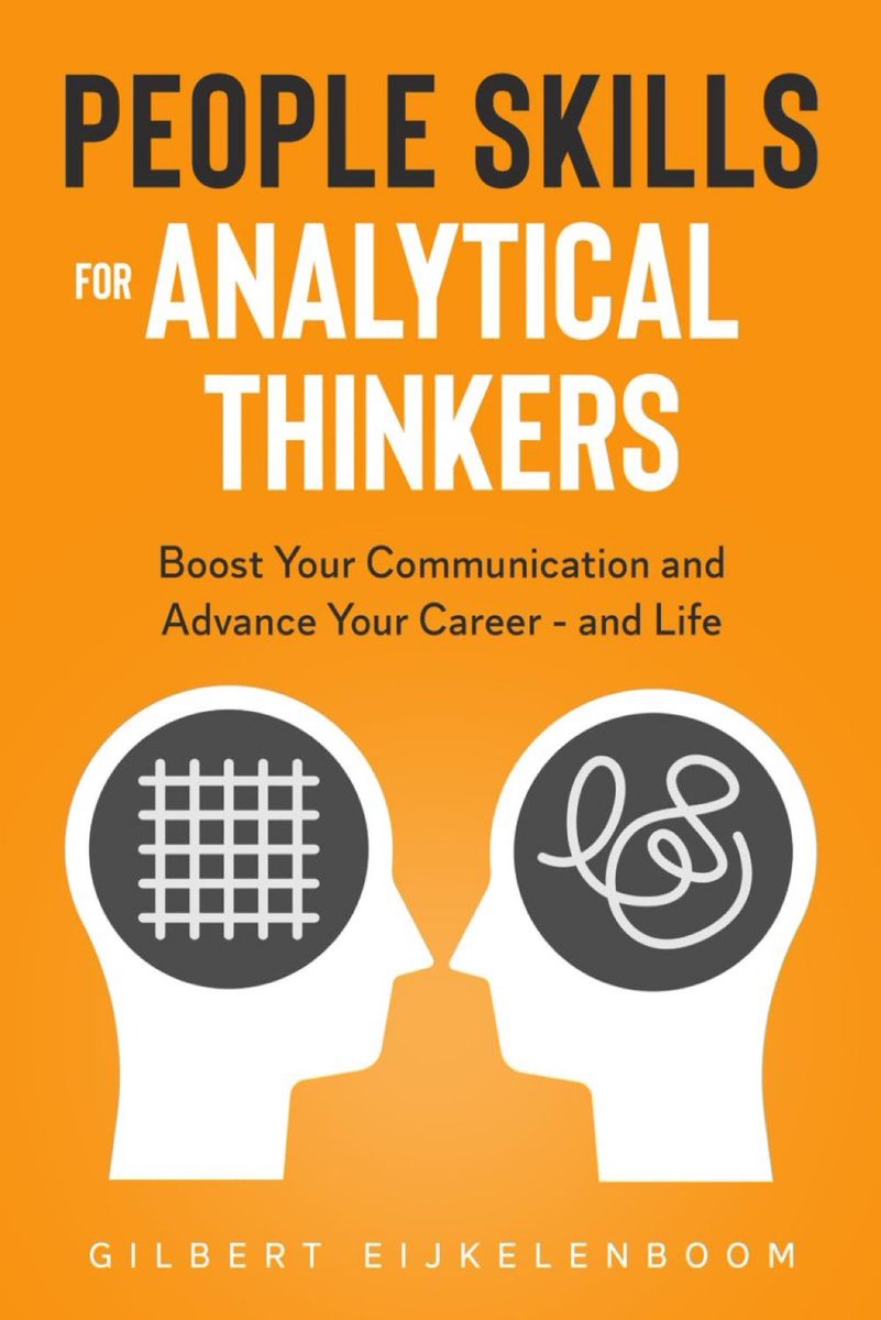 KirkDBorne's tweet image. Amazing Book! >> "People Skills for Analytical Thinkers: Boost Your Communication and Advance Your Career—and Life" amzn.to/3wGd8yH
————
Become a better version of yourself. Learn how our own internal algorithms produce certain behaviors based on external inputs.
