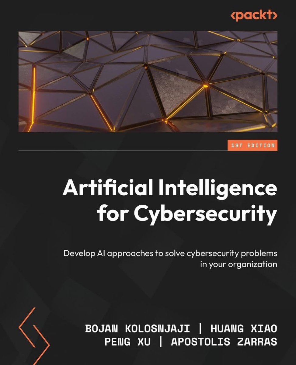 KirkDBorne's tweet image. Artificial Intelligence for #Cybersecurity: amzn.to/4gOK3rD v/ @PacktPublishing
——
#AI #MachineLearning #DataScience #Infosec
——
𝒦𝑒𝓎 𝐹𝑒𝒶𝓉𝓊𝓇𝑒𝓈:
🟠Learn AI methods and see how they fit into cybersecurity
🔵Learn how to design solutions in cybersecurity that…