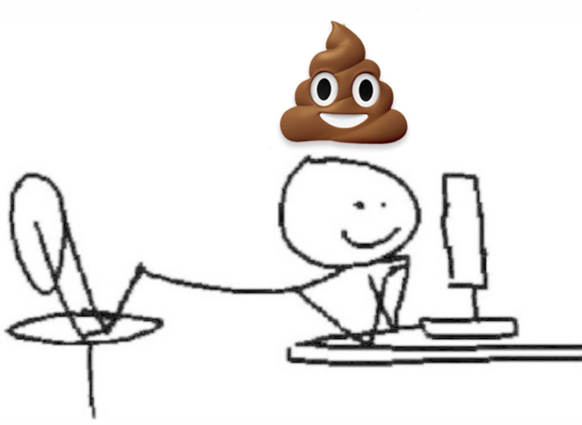 droobis's tweet image. Share a piece of poop lore about yourself.