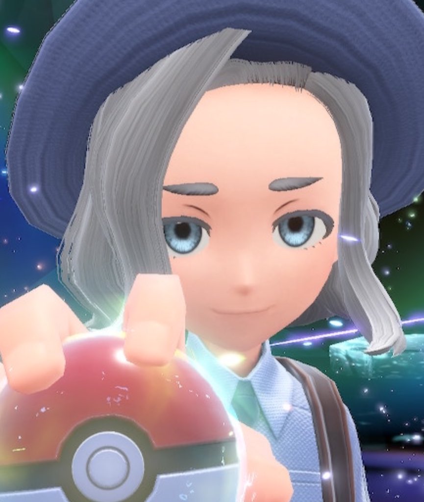 _H_B_N_'s tweet image. ポケモンにまだこの髪型残ってたら青赤カラーにしてシュウジのコスプレさせたい