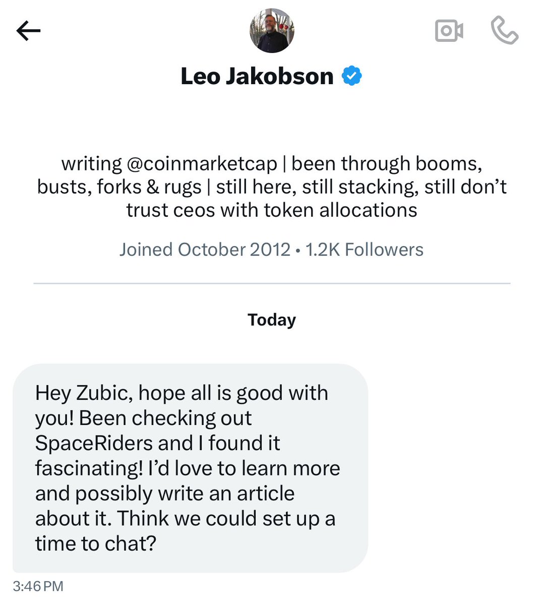 zubic (@zubic_eth) on Twitter photo Please report <a href="/LeoJakobsonCMC/">Leo Jakobson</a> ‼️
He doesn’t work for CMC and hacks people with malware.
Let’s remove these plagues from X. Please report <a href="/LeoJakobsonCMC/">Leo Jakobson</a> ‼️
He doesn’t work for CMC and hacks people with malware.
Let’s remove these plagues from X.