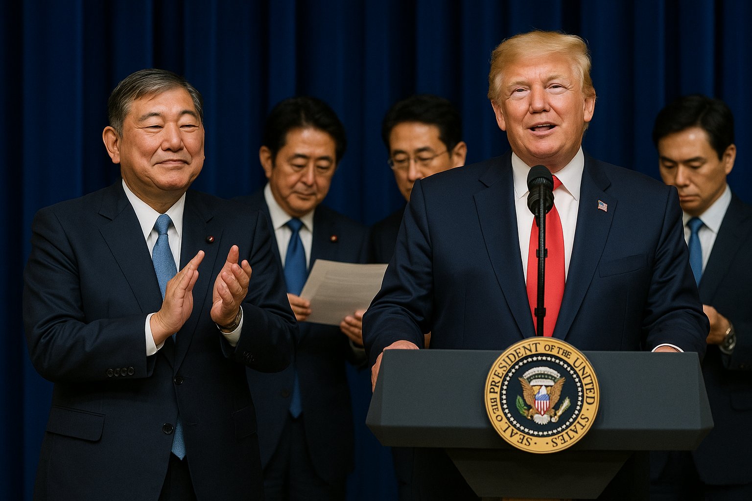 Trump tuyên bố thỏa thuận Mỹ - Nhật, hạ căng thẳng thương mại