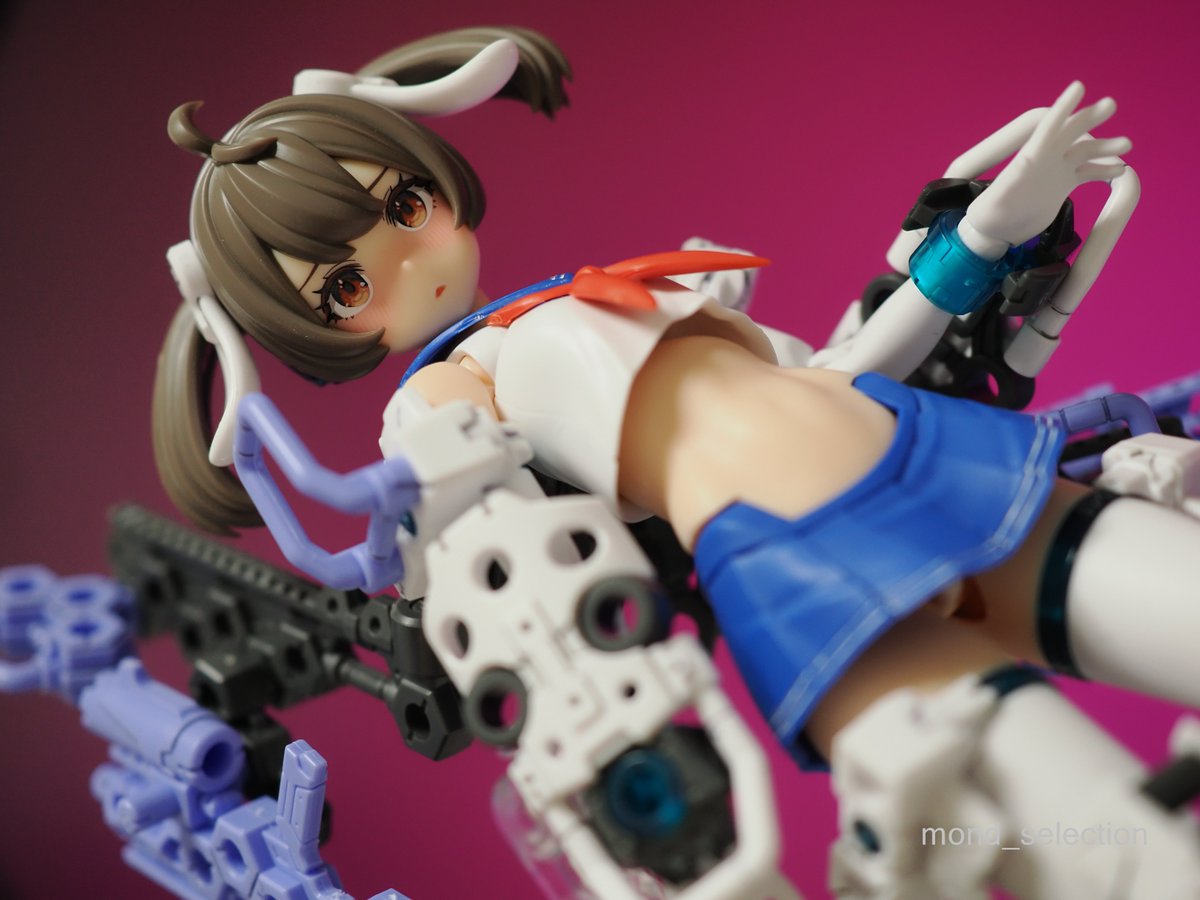 mond_selection's tweet image. 見えそうで見えないガンナーちゃん😍

＃メガミデバイス