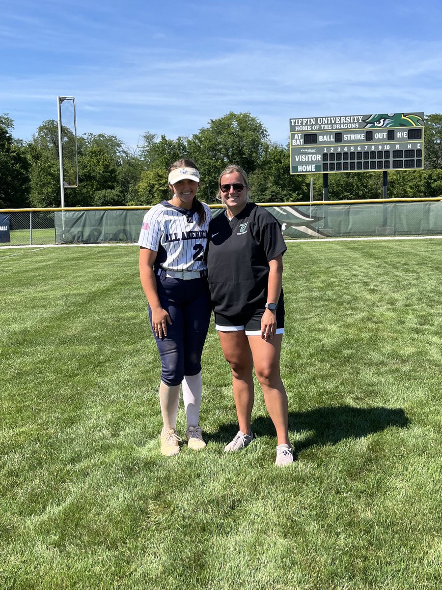 Had such a fun day at the Tiffin softball camp! Thank you to <a href="/Paige_McMenemy/">Paige McMenemy</a> and <a href="/MeganMcMenemy25/">Megan (McMenemy) Bammann</a> for hosting the camp along with all the Tiffin players!  Can’t wait to use some of the drills at home! Go Gons 💚💛