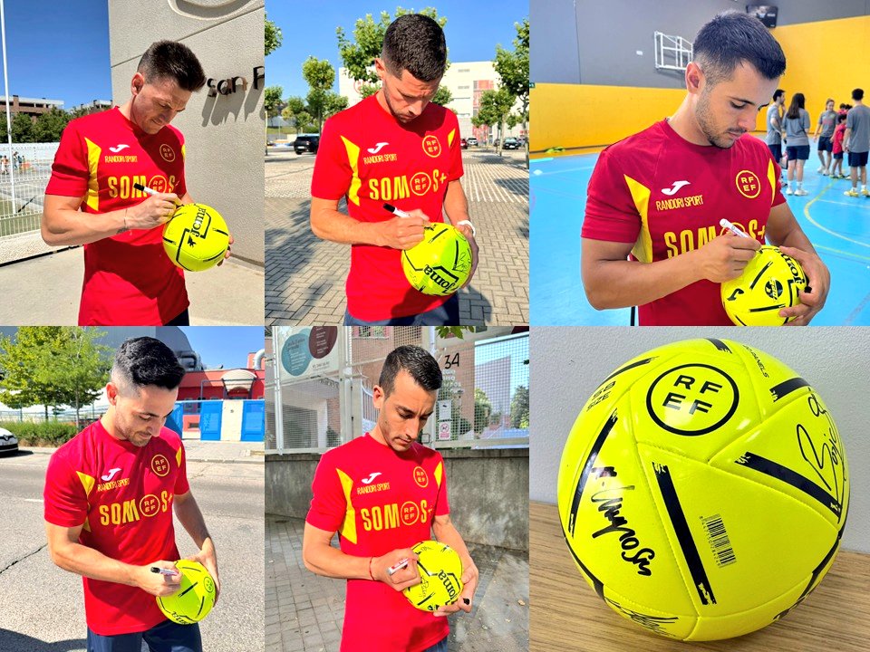 🎁 ¡SORTEO!

¿Quieres ganar un balón de fútbol sala firmador por <a href="/17RaulCampos/">Raúl campos</a> <a href="/polpacheco10/">Pol Pacheco González</a> <a href="/AdrianRiveraEsp/">Adrián Rivera González</a> <a href="/Borjaestiwi/">Borja Diaz</a> y Álex González?

¡Es muy fácil! 

✅ Sigue nuestra cuenta
🔄 Haz RT
💭 Comenta mencionando a 2 amigos

¡Anunciamos el ganador el 1 de septiembre!