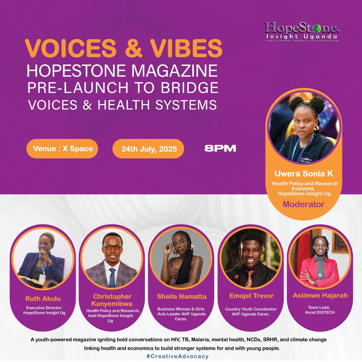 HS_InsightUg's tweet image. WE ARE BACK ON! Do not forget to tune in!
With funding constraints, and beyond youth corners, we’re tapping into bold conversations and bold solutions that move health systems and communities! An initiative aimed at reaching young people where they are.
x.com/i/spaces/1ZkKz…