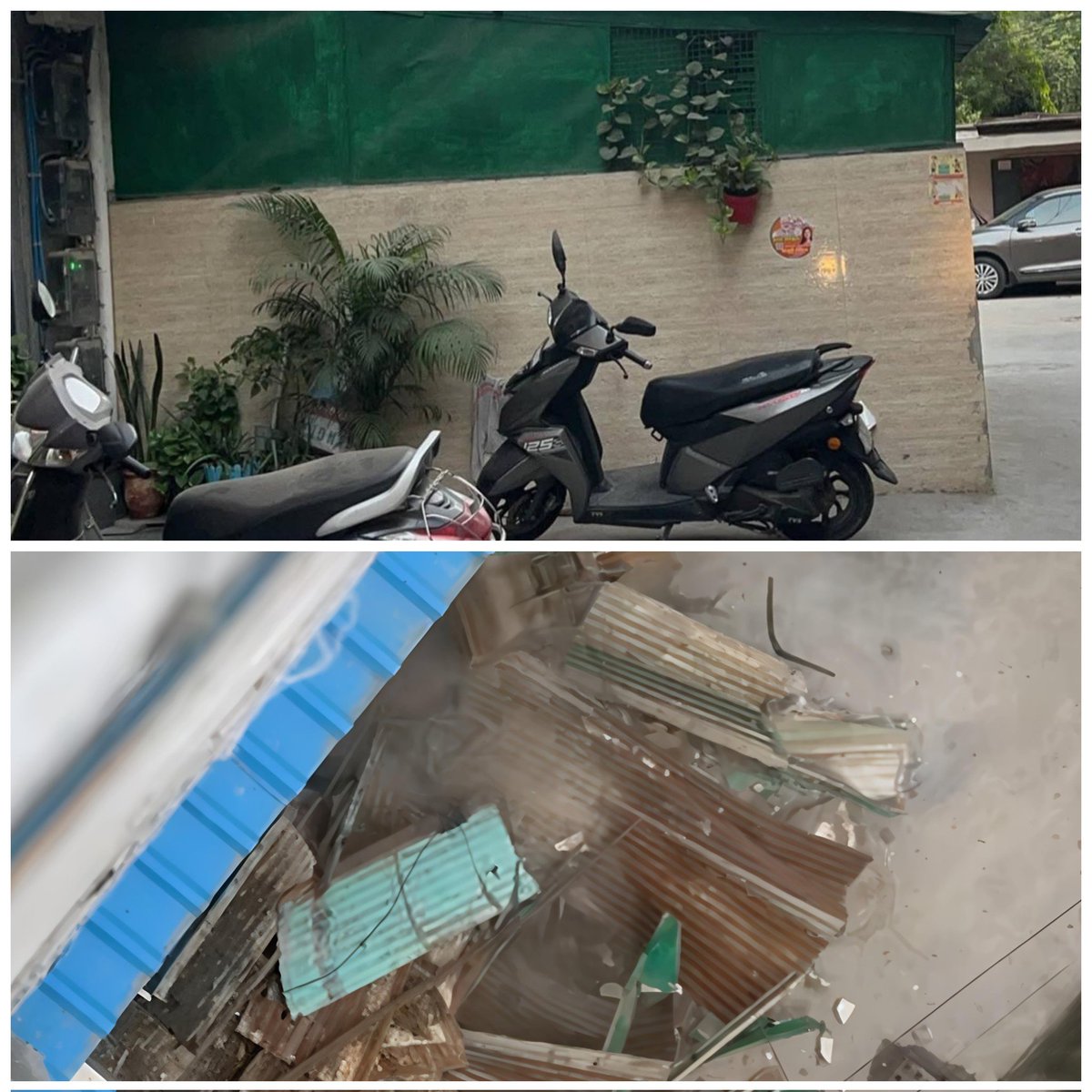 VoxShadabKhan's tweet image. Ranjeet Nagar, Delhi📍
A 50-year-old mosque bulldozed.
India is a heaven for Muslims. #Jaihind