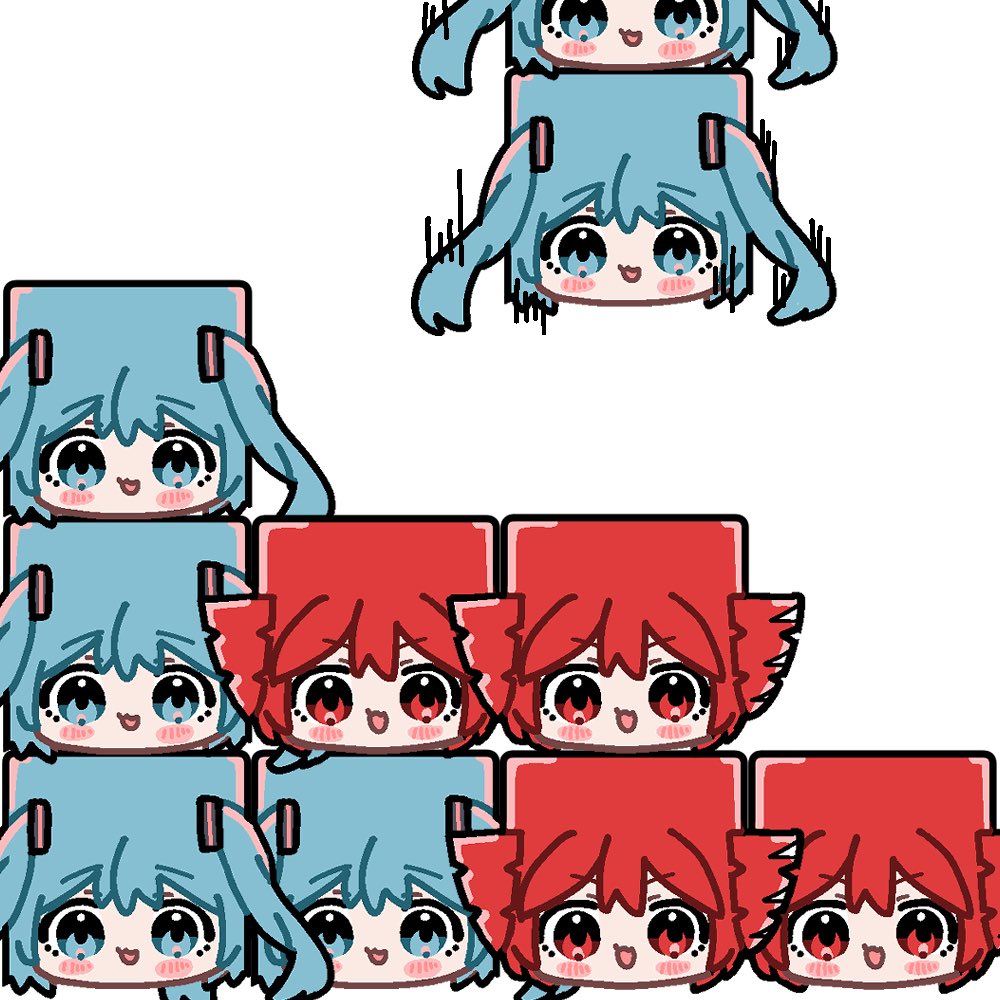 yukkuri_yuduki's tweet image. 29曲目. テトリス
#１００曲ボカロ絵チャレンジ