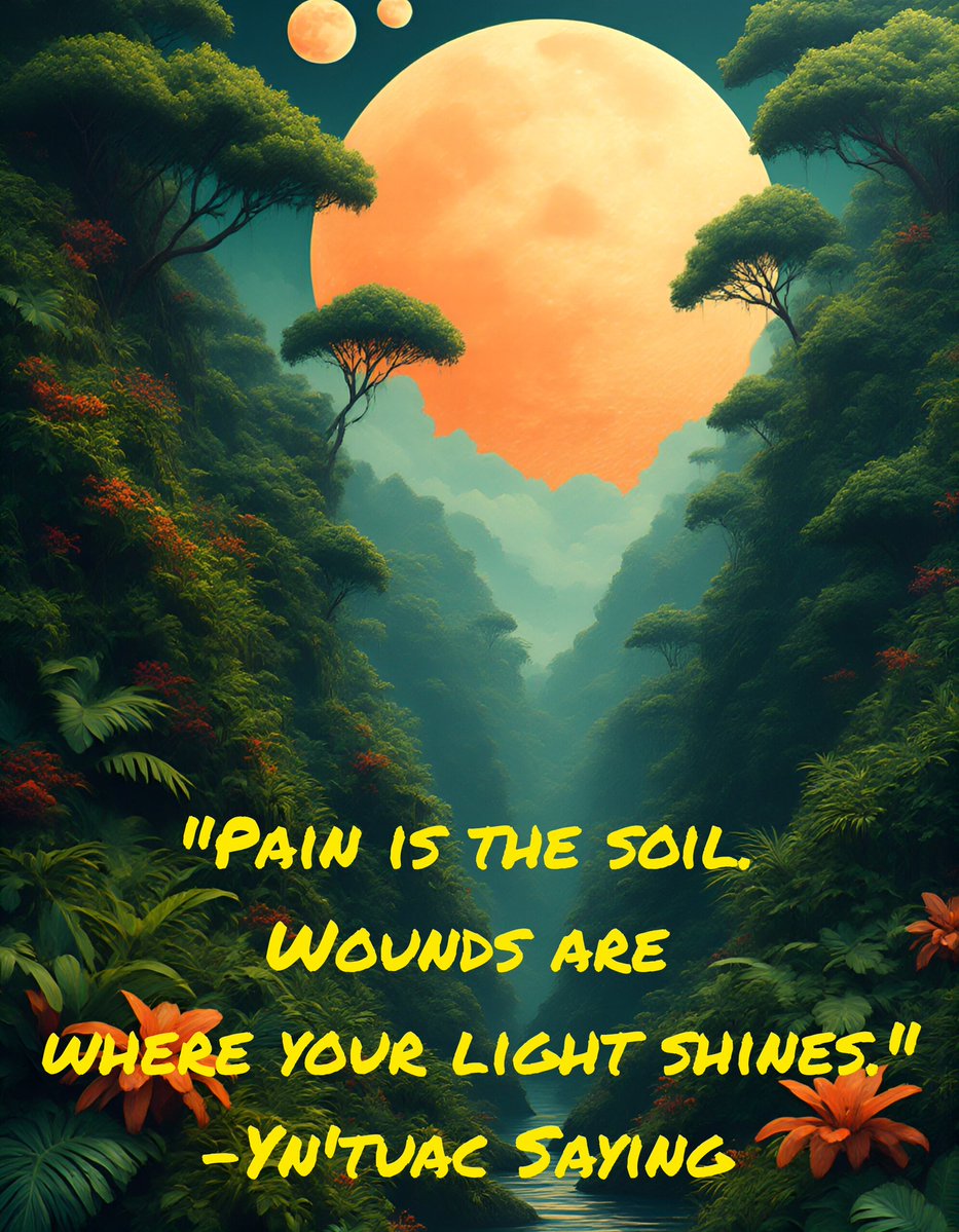 Kurokojin's tweet image. Good morning beautiful people and happy Wednesday! I hope your week has been going well. I know that many are going through rough times, they won't last forever, and may lead to something wholly unexpected. Keep going.
"Pain is the soil. Wounds are where your light shines."…