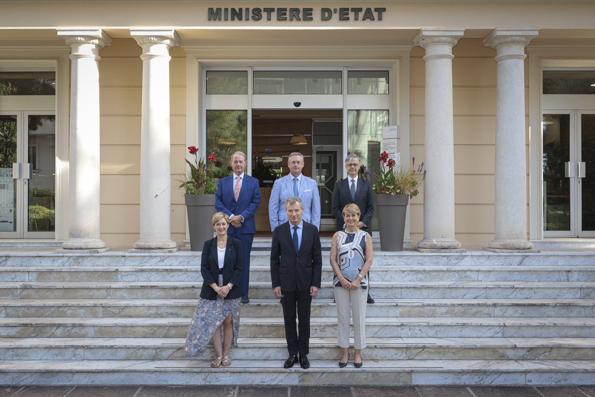 GvtMonaco's tweet image. Ce mercredi matin s’est tenu le premier conseil de Gouvernement sous la conduite de Christophe Mirmand.
Le Ministre d’État était entouré de l’ensemble des Conseillers de Gouvernement-Ministres : Isabelle Berro-Amadeï aux Relations Extérieures et à la Coopération, Céline…