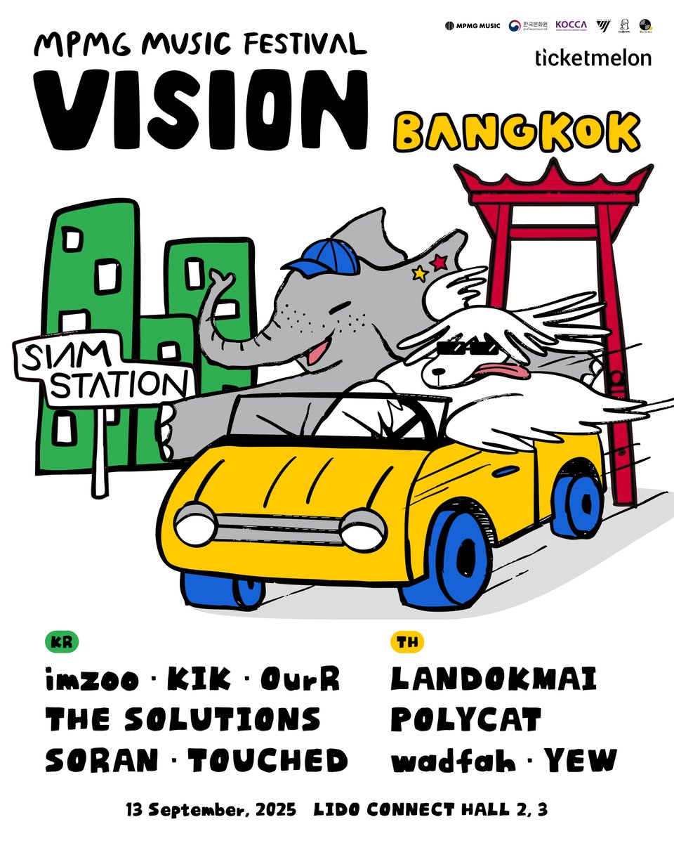 𝗙𝗜𝗡𝗔𝗟 𝗟𝗜𝗡𝗘𝗨𝗣 
wadfah 
YEW 
THE SOLUTIONS 
임지우 
vo.la/dFuGxnZ
𝗠𝗣𝗠𝗚 𝗠𝗨𝗦𝗜𝗖 𝗙𝗘𝗦𝗧𝗜𝗩𝗔𝗟 𝗩𝗜𝗦𝗜𝗢𝗡 𝖡𝖠𝖭𝖦𝖪𝖮𝖪 𝟤𝟢𝟤𝟧 🇹🇭
𝟭𝟯/9 𝗟𝗜𝗗𝗢 𝗖𝗢𝗡𝗡𝗘𝗖𝗧 
#MPMGMUSICFESTIVAL #VISIONBANGKOK2025
#Whattheduckmusic #smallroommusic #VIJICORP