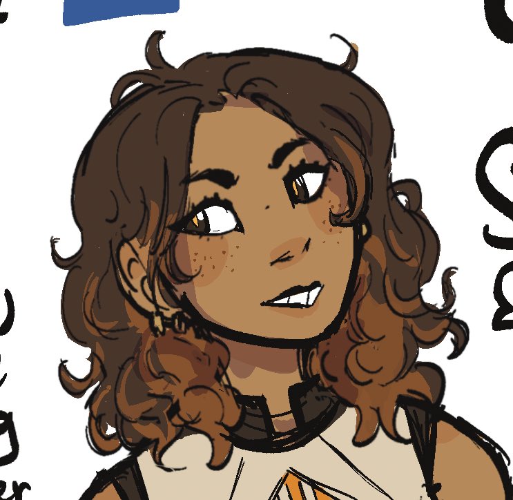 addahsbush's tweet image. final thought before i sleep, when i draw hawkgirls hair just know that i hc that the underside naturally grows more orangey/golden brown than the rest of her hair bc thats how her feathers are colored. born with peekaboo highlights fr