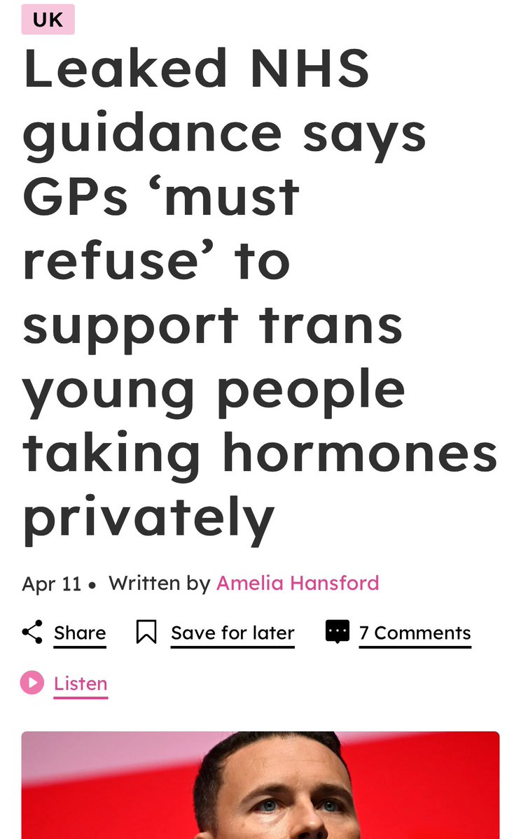 Repeatedly, <a href="/UKLabour/">The Labour Party</a> say trans people must be treated with “dignity and respect”. They have:
⭐️Welcomed the removal of trans legal recognition.
⭐️Meet regularly with trans hate groups
⭐️Implemented NHS trans conversion therapy - branded “Exploratory Therapy” - already