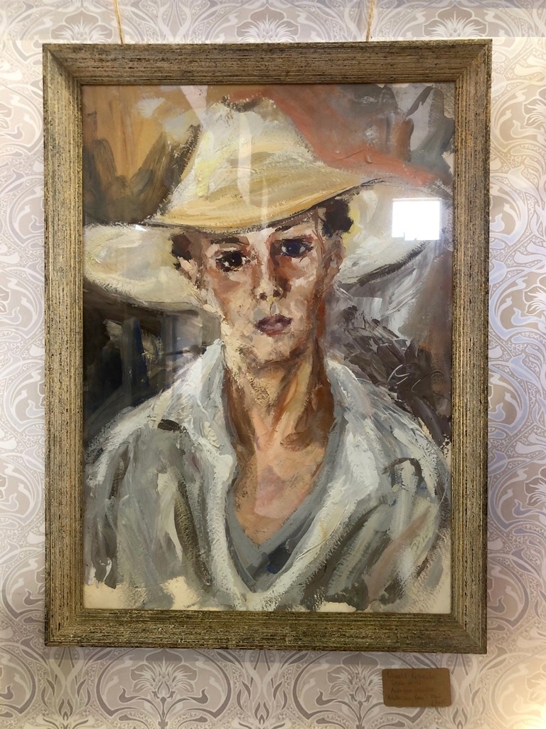 The #art collection @pritchardandure is expanding (pic ‘Majorcan Boy’ by  Austrian artist Oswald Kollreider, the #menu continues to  evolve &amp; the #seasonalfood, ambience &amp; atmosphere is second to none
#gardencentre #since1983 #socialenterprise #camdentown