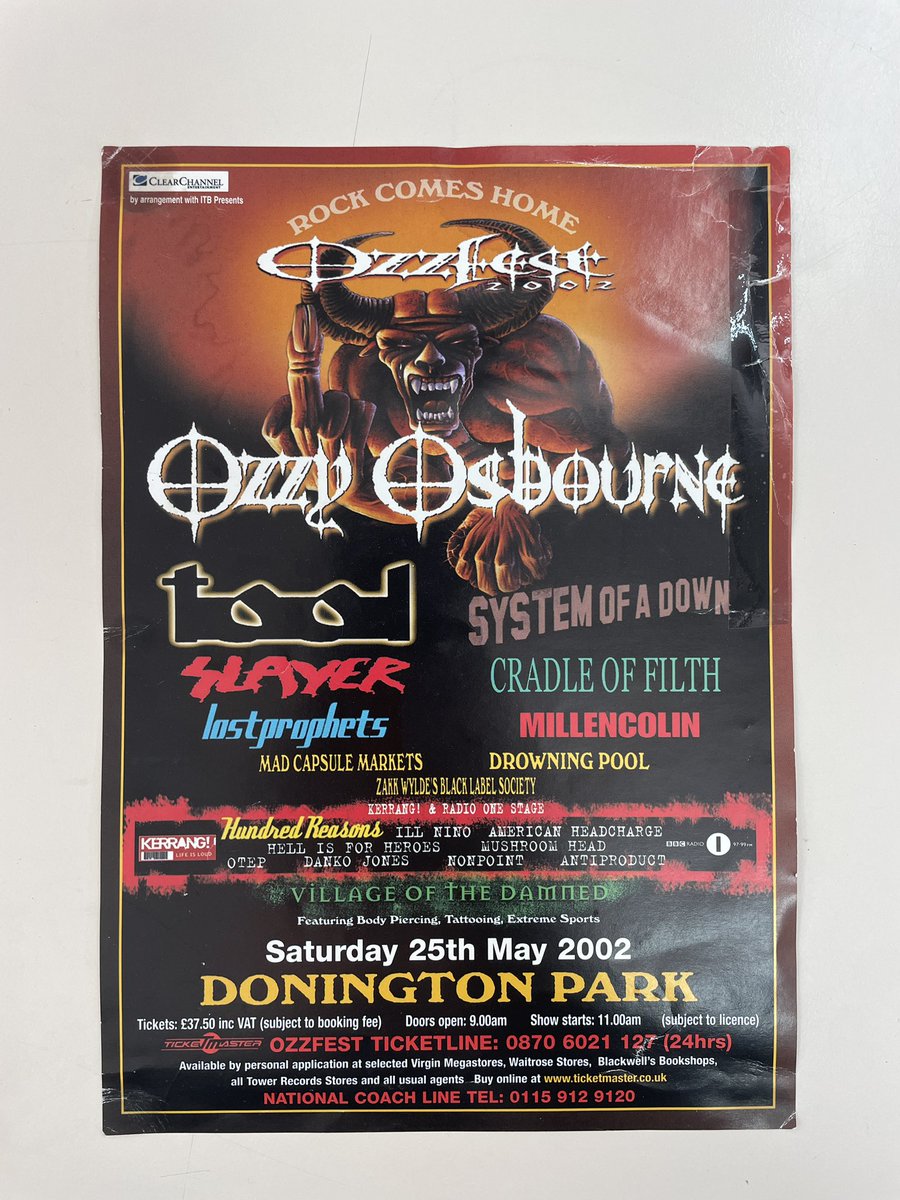 robhope's tweet image. Thankful I got to see the legend live once. I wasnโt the biggest fan of all his music but cant deny a true icon. Hows his .com too! Stange timing but i had this in my car to get laminated for office today. RIP Ozzy ๐ฆ