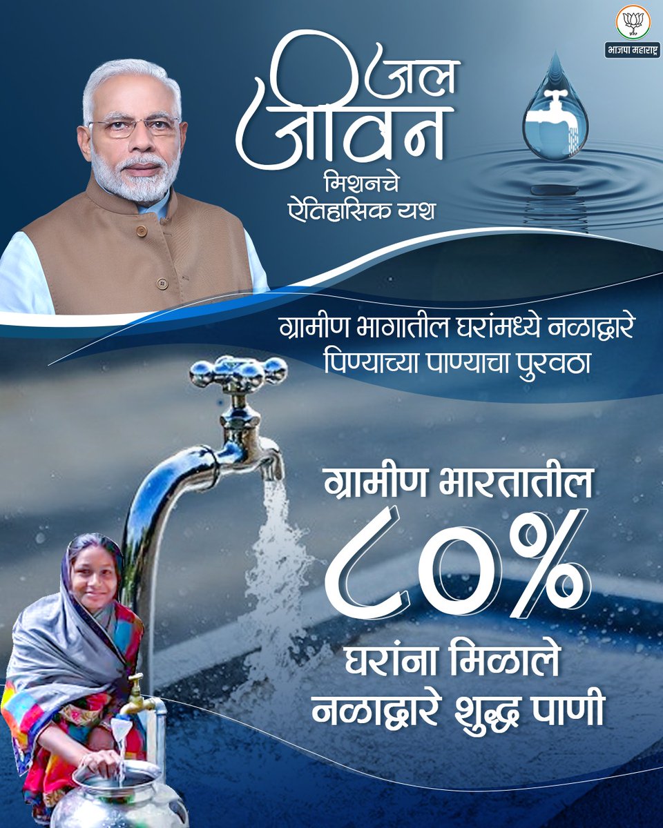 " जल जीवन मिशनचे ऐतिहासिक यश "
