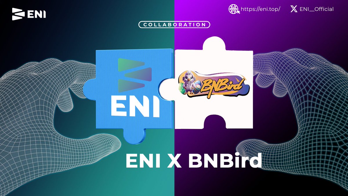 🪷 <a href="/ENI__Official/">ENI</a> has partnered with <a href="/opbnbird/">BNBird</a> to drive innovation in Web3, DeFi, and the BNBChain ecosystem. 

🤝 This collaboration aims to deliver advanced solutions, foster community growth, and shape a decentralized future.

🐦 #BNBird is a fun, accessible blockchain gaming