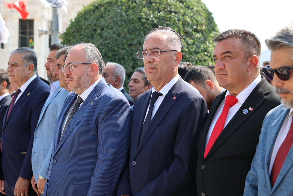 inaciyapar's tweet image. Hatay’ın Anavatana katılışının 86. yıl dönümünde, Hatay Valiliği'nce düzenlenen resmi tören ve Atatürk anıtına çelenk sunma programına katıldık.
Gazi Mustafa Kemal Atatürk başta olmak üzere dönemin Cumhurbaşkanı Tayfur Sökmen ve Hatay’ın Anavatana katılması sürecinde emeği…