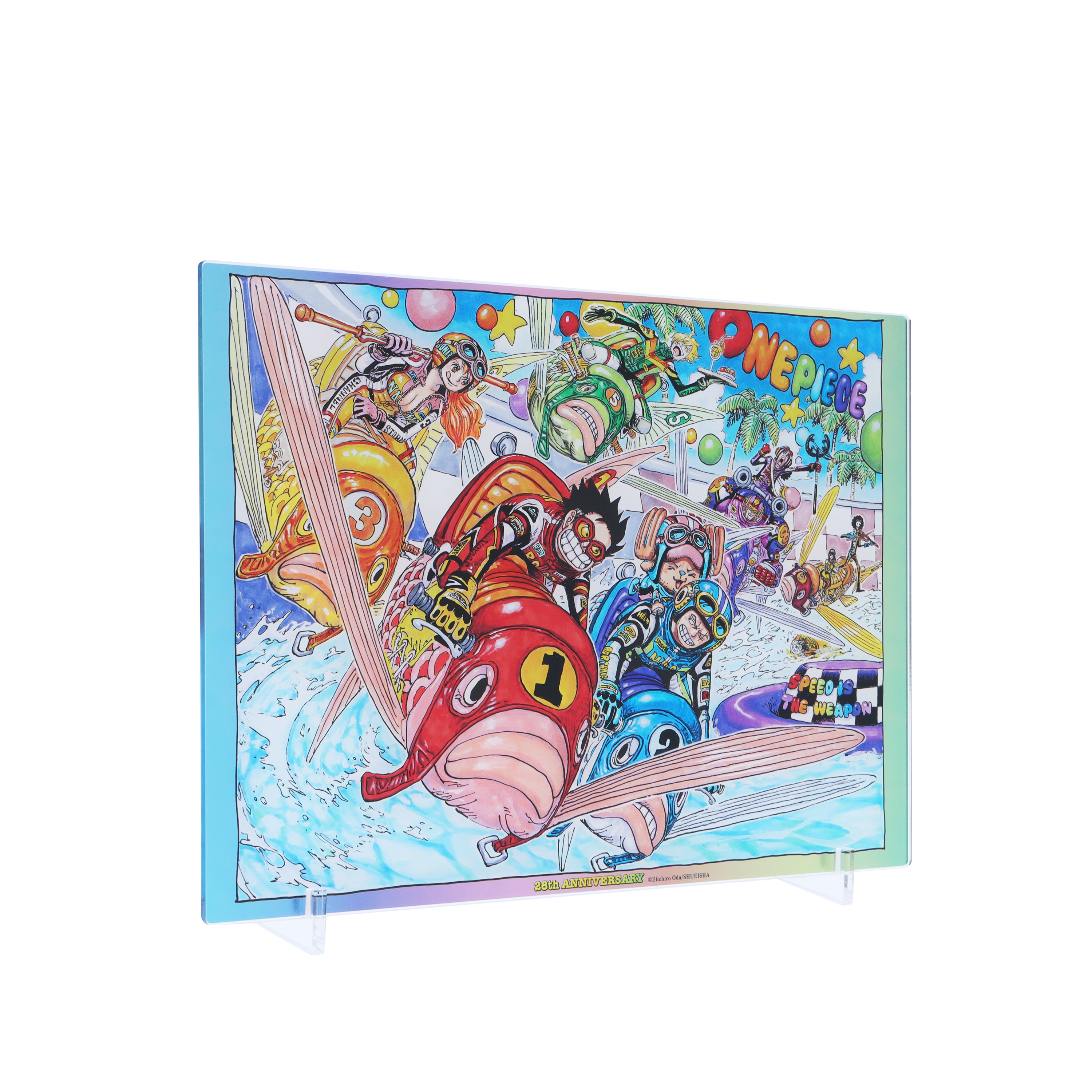 完全受注生産『カグラバチ』箔入りアクリルアート　－連載1周年突破記念Ver.－ 完全受注生産 カグラバチ 箔入りアクリルアート-連載1周年突破