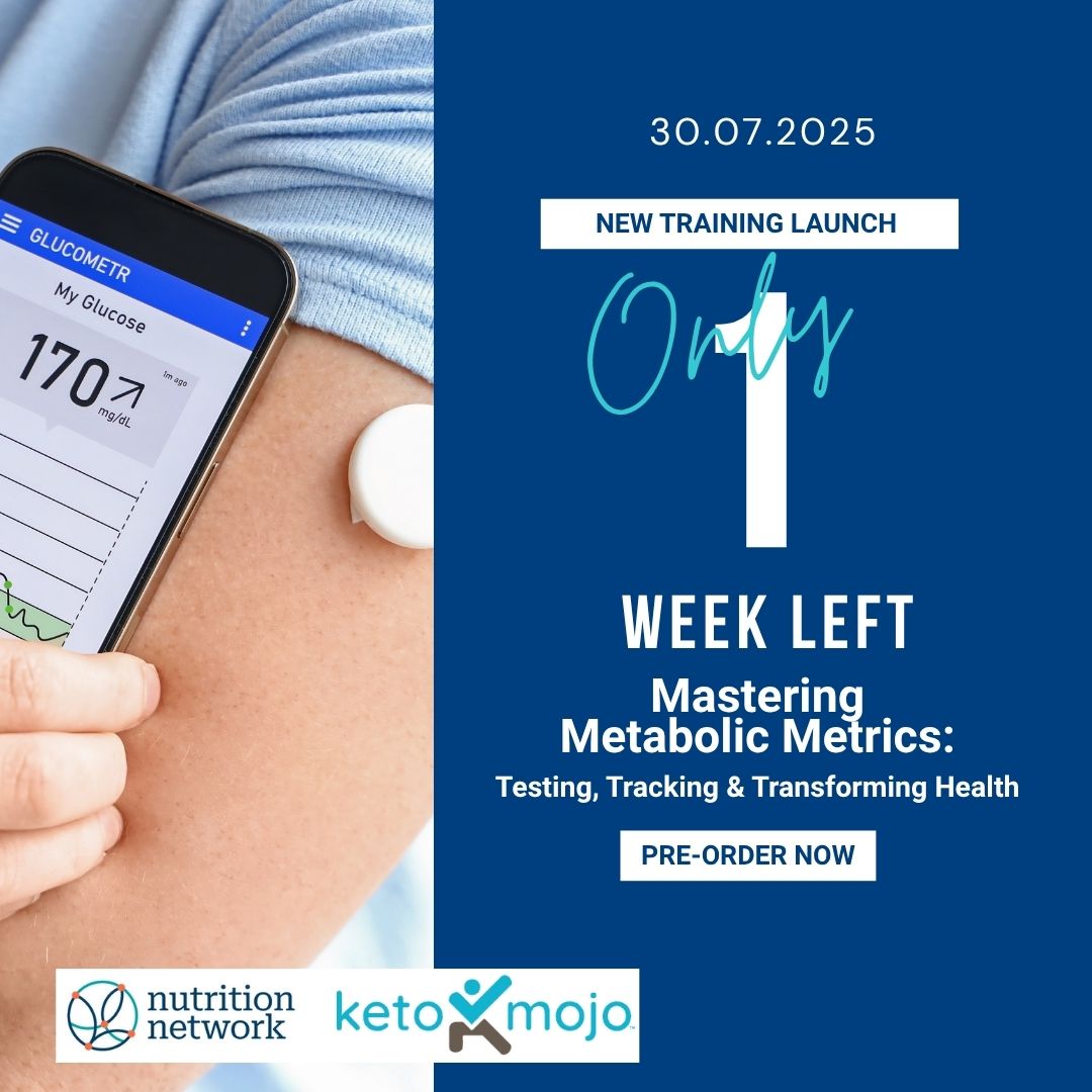 NutritionNetwrk's tweet image. 🚨 Only 1 Week to Go! 🚨
This is your LAST chance to grab the 30% pre-order discount before it’s gone.
Start your journey to mastering glucose, ketones & labs the right way.
Secure your spot now & save: nutrition-network.org/online-trainin…
#MetabolicHealth #CPDTraining #NutritionNetwork…