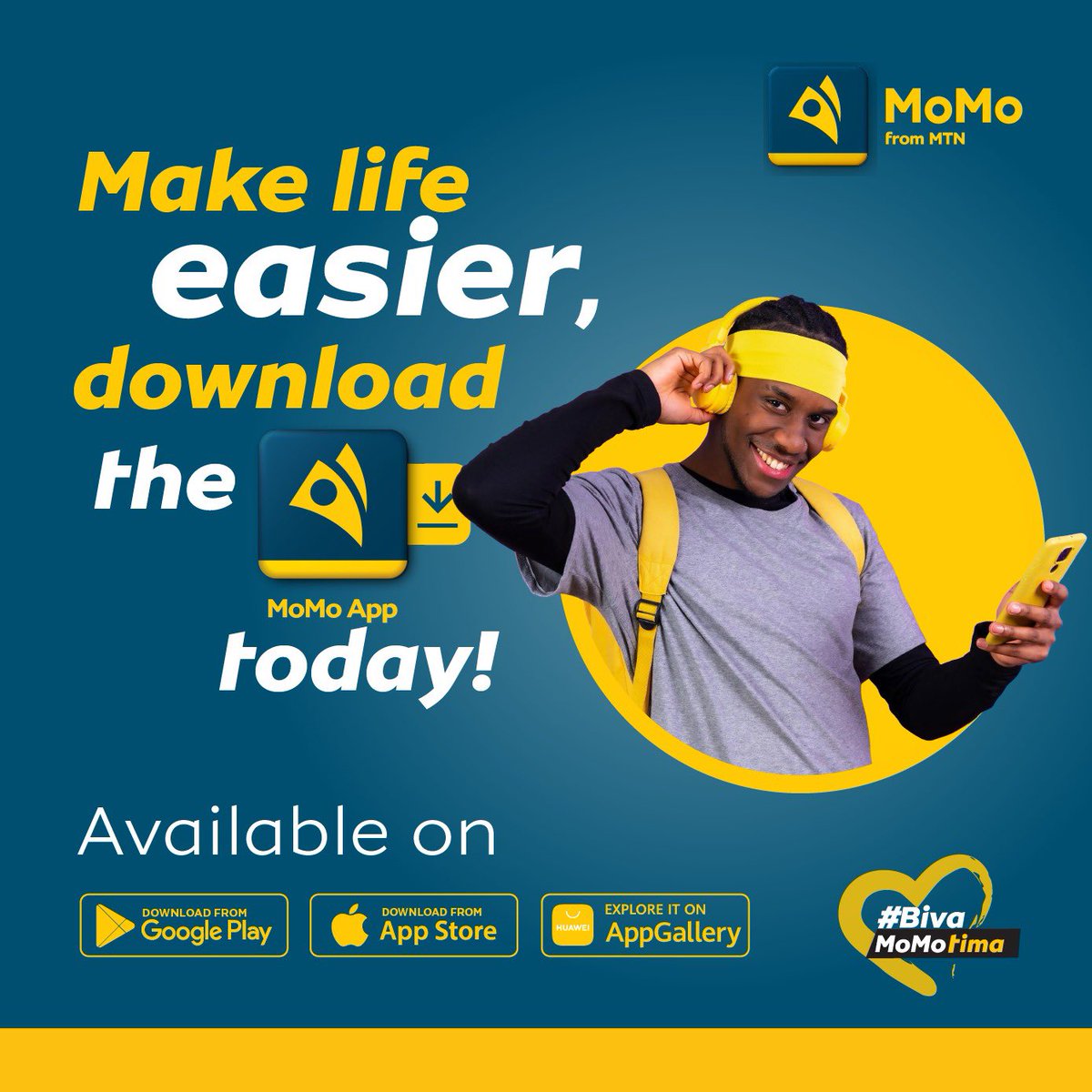 MoMo_Rwanda's tweet image. Be honest, are you still dialing codes for everything?
Come on… it’s 2025!
Download the MoMo App and do it all in one tap: send money, pay bills, buy bundles, and more.
Try it today and you'll never look back. #Bivamomotima
