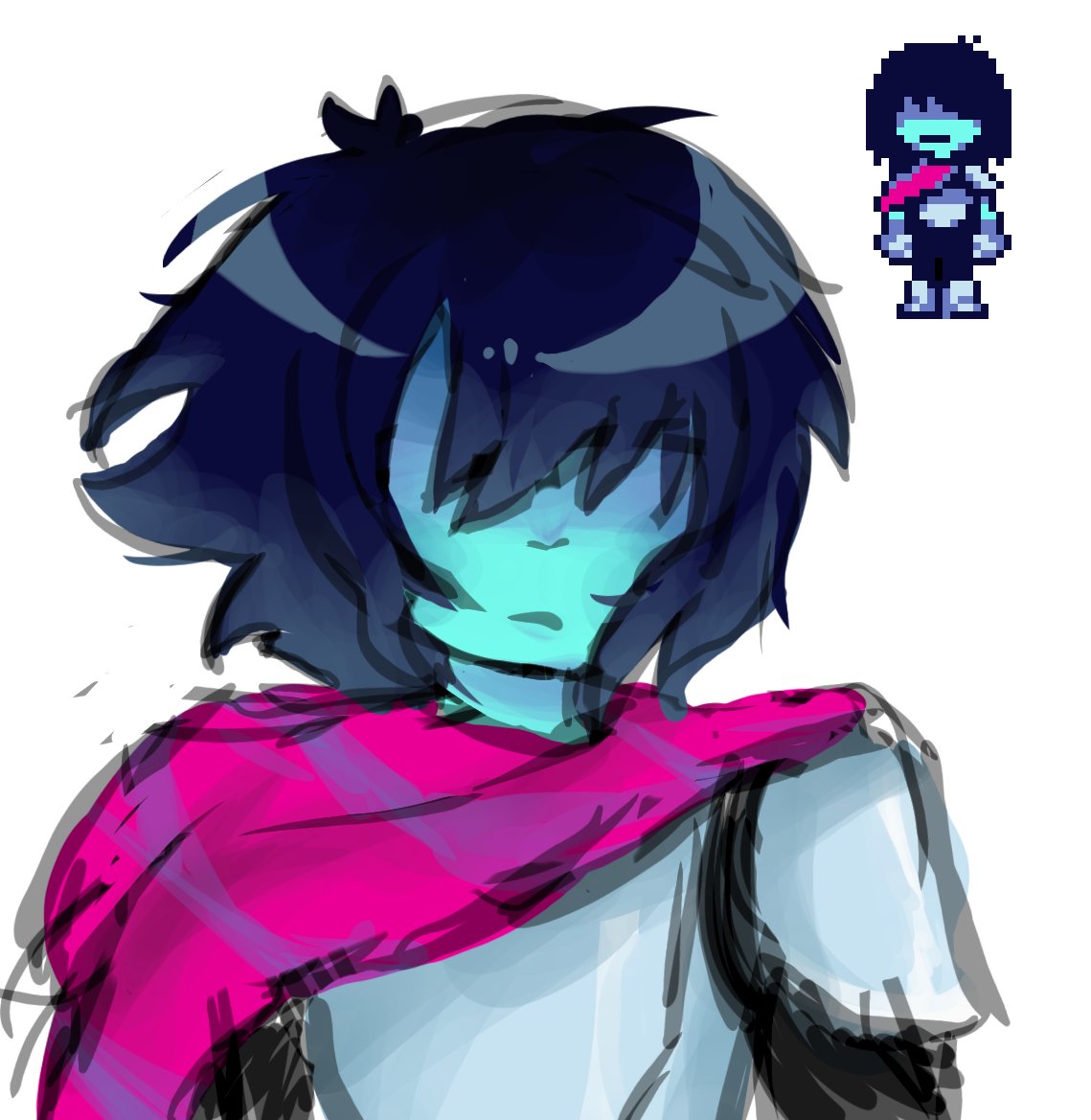 rattylynx's tweet image. I forget I have a twitter so random art dump + Nagi drawing from 2024