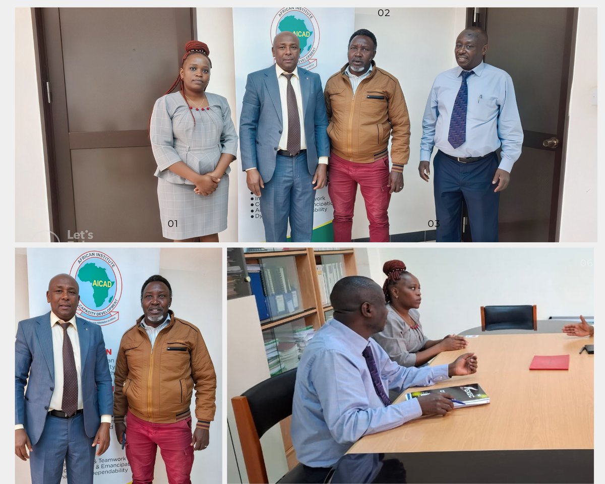 AICAD_Kenya's tweet photo. Our Head of Customer Relations and Operations Manager had the pleasure of hosting Bishop James Kinyanjui of Fountain of Life, Juja — one of our longest-serving customers — at the ED's office. A great moment of appreciation and continued partnership. 🤝 #CustomerRelations #AICAD https://t.co/WB4M1vTwx0