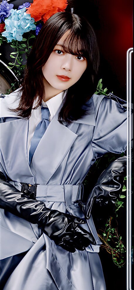 櫻坂46 森田ひかる レザーグローブ革手袋 ✓高画質化 3 #森田ひかる