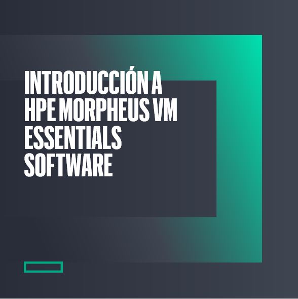 ¿Gestionas muchas máquinas virtuales y necesitas más control y eficiencia sin complicarte?
Con #HPE Morpheus VM Essentials, puedes automatizar, optimizar y simplificar la gestión de tu entorno virtual sin necesidad de grandes despliegues.
Una solución con autoservicio, control de
