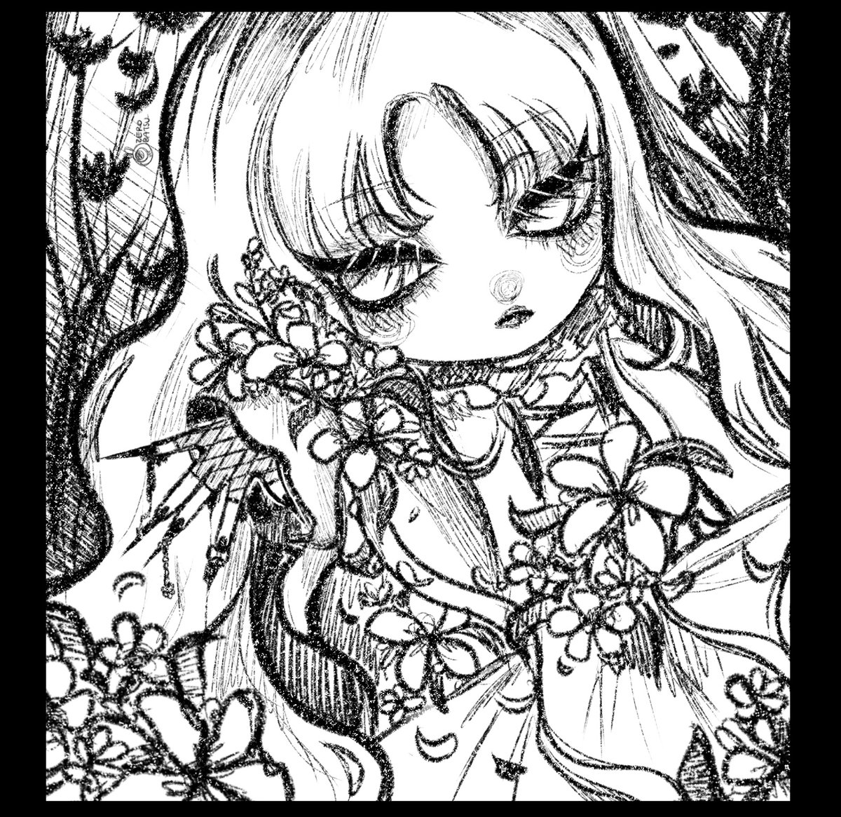 ⊹ᰔＩｒｉｓ☆お絵描き𖦹°★ tweet media