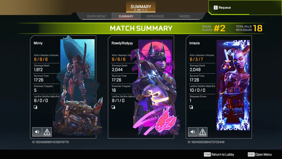 solo que'd to diamond finally. gonna try for more consistent kills and mechanics! didnt win this one but 666 on  diamond game was dope!