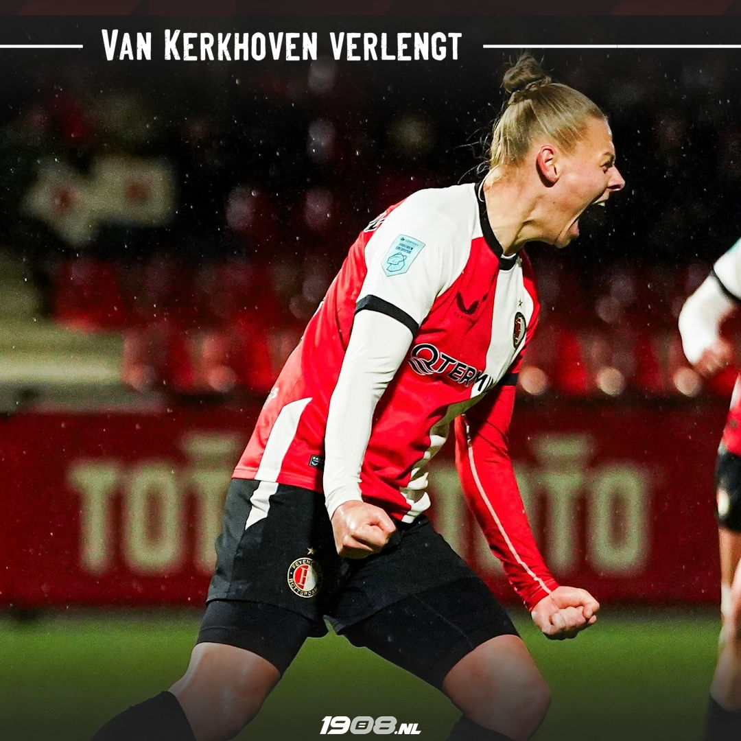 Nog een jaar genieten van clubtopscoorder Ella Van Kerkhoven!
#feyenoord #feyenoordvrouwen
