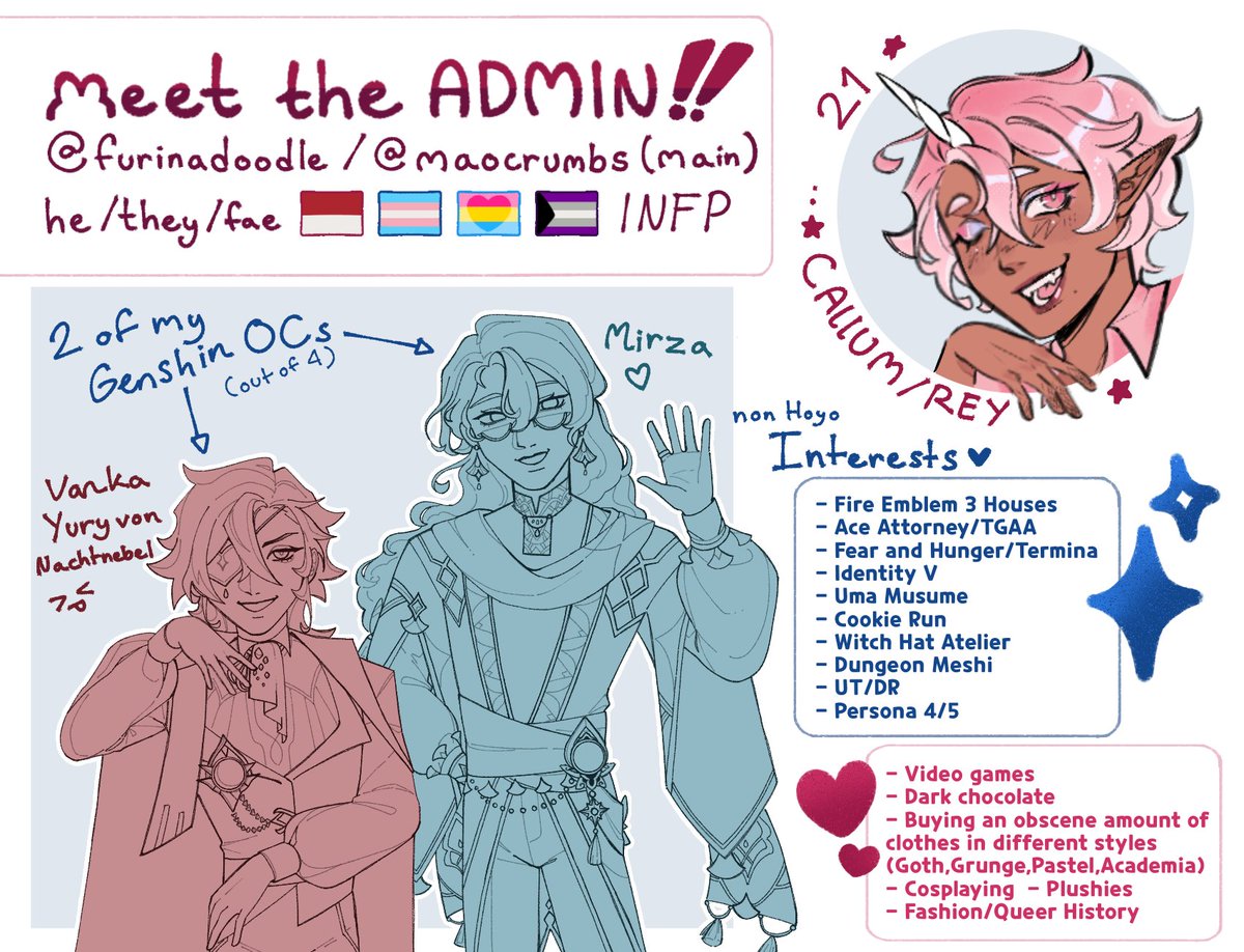 furinadoodle's tweet image. Hi ^ ^ I'm furinadoodle's admin!
#meettheadmin 🩵
