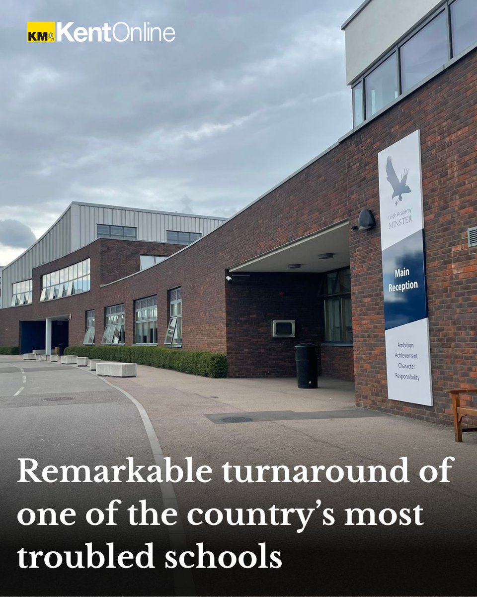It wasn't that long ago that there were teacher strikes and a damning Ofsted - but now its popularity has soared
Full story here: kentonline.co.uk/sheerness/news…