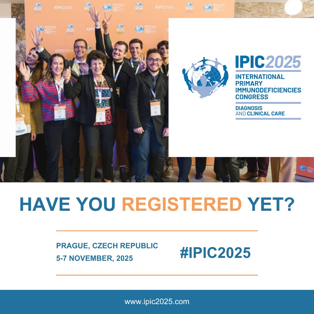 Have you secured your spot for #IPIC2025 yet? 🧬

Early Bird rates are open until the end of the month! You can still register and join the global PID community in #Prague for this unique event! 

Don’t miss the chance to connect, learn, and be part of the conversation.

🔗