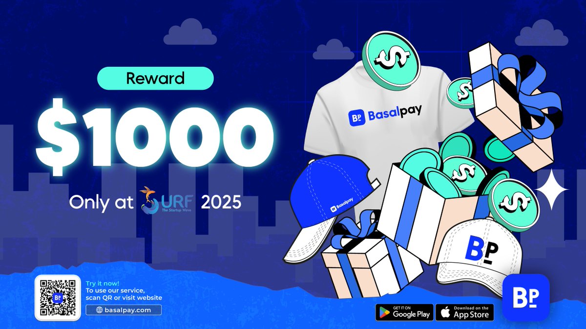 🎉 Basal Pay is bringing $1,000 worth of rewards to SURF Da Nang 2025!

We’re excited to be part of SURF, Central Vietnam’s biggest innovation event!
Come visit the Basal Pay booth and don’t leave empty-handed 🎁

What’s waiting for you:
🧢 Exclusive Basal caps
👕 Stylish