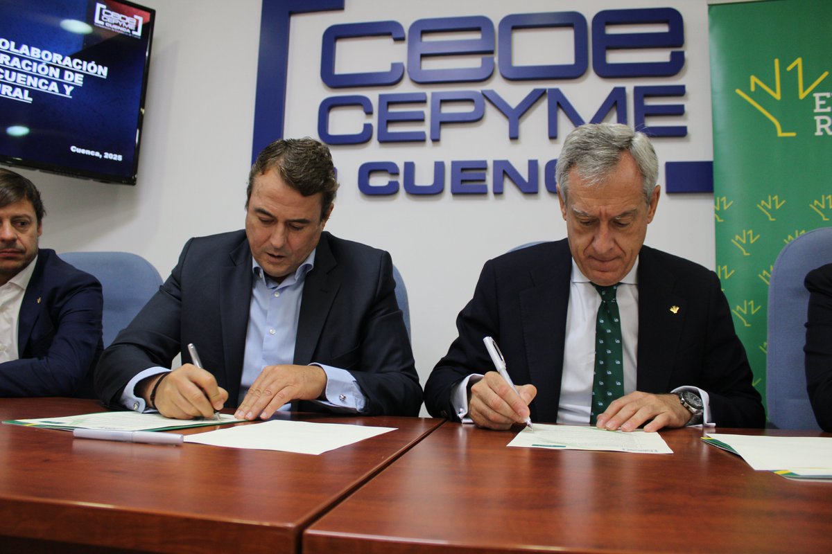 CEOE CEPYME CUENCA (@ceoecuenca) on Twitter photo .<a href="/eurocajarural/">Eurocaja Rural</a> y <a href="/ceoecuenca/">CEOE CEPYME CUENCA</a> renuevan su alianza para impulsar el tejido empresarial de la provincia ceoecuenca.es/portal/lang__e… .<a href="/eurocajarural/">Eurocaja Rural</a> y <a href="/ceoecuenca/">CEOE CEPYME CUENCA</a> renuevan su alianza para impulsar el tejido empresarial de la provincia ceoecuenca.es/portal/lang__e…