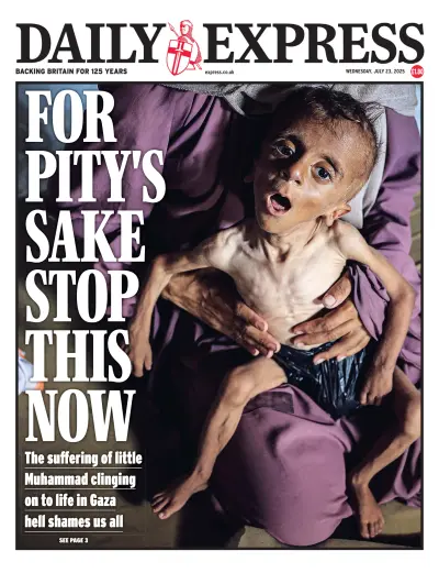 rohantalbot's tweet image. On Israel, the UK government is now to the right of the Daily Express
