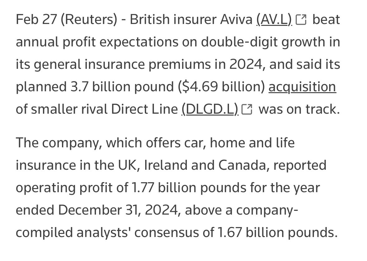 trentconsultant's tweet image. Just been sent a renewal from @AvivaUK @avivaplc home insurance. Premium 16% higher (my pay has increased by 4%). Meanwhile…
