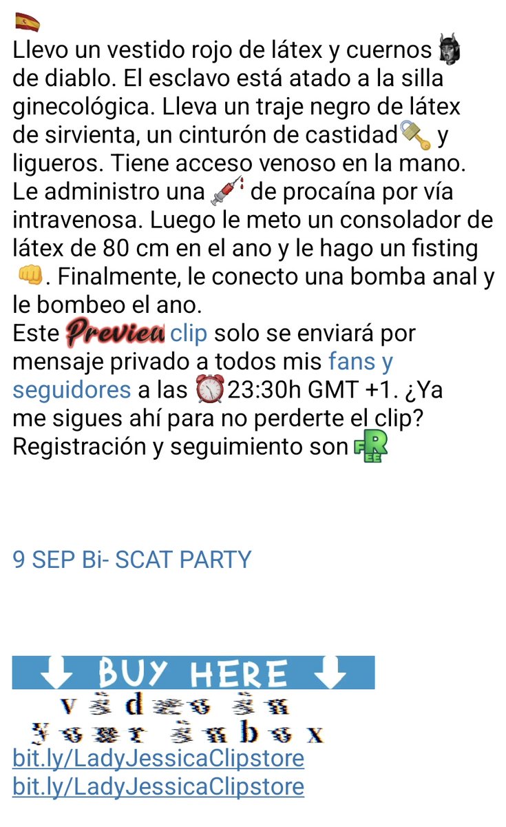 DominaSchweiz's tweet photo. 🇬🇧
Description of the clip in the pic. Clip in full lenght in your INBOX, link in my bio
🇩🇪
Clipbeschreibung im Foto. Clip in voller Länge in deinem INBOX, Link in Bio
🇪🇦
Descripción del clip en la foto. Clip completo en tu bandeja de entrada, enlace en bio

I*N*T*O*X &amp;  A*N*A*L https://t.co/ZqFWF36Aqb