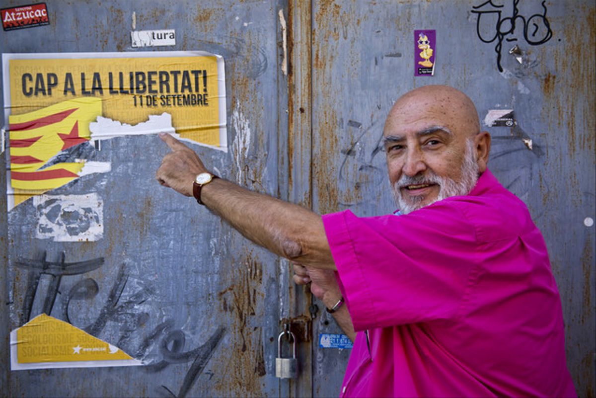 ElGatCat667271's tweet image. "A Espanya, m'han menystingut més per ser català que no per ser gitano"
Pere Pubill Calaf, "Peret".