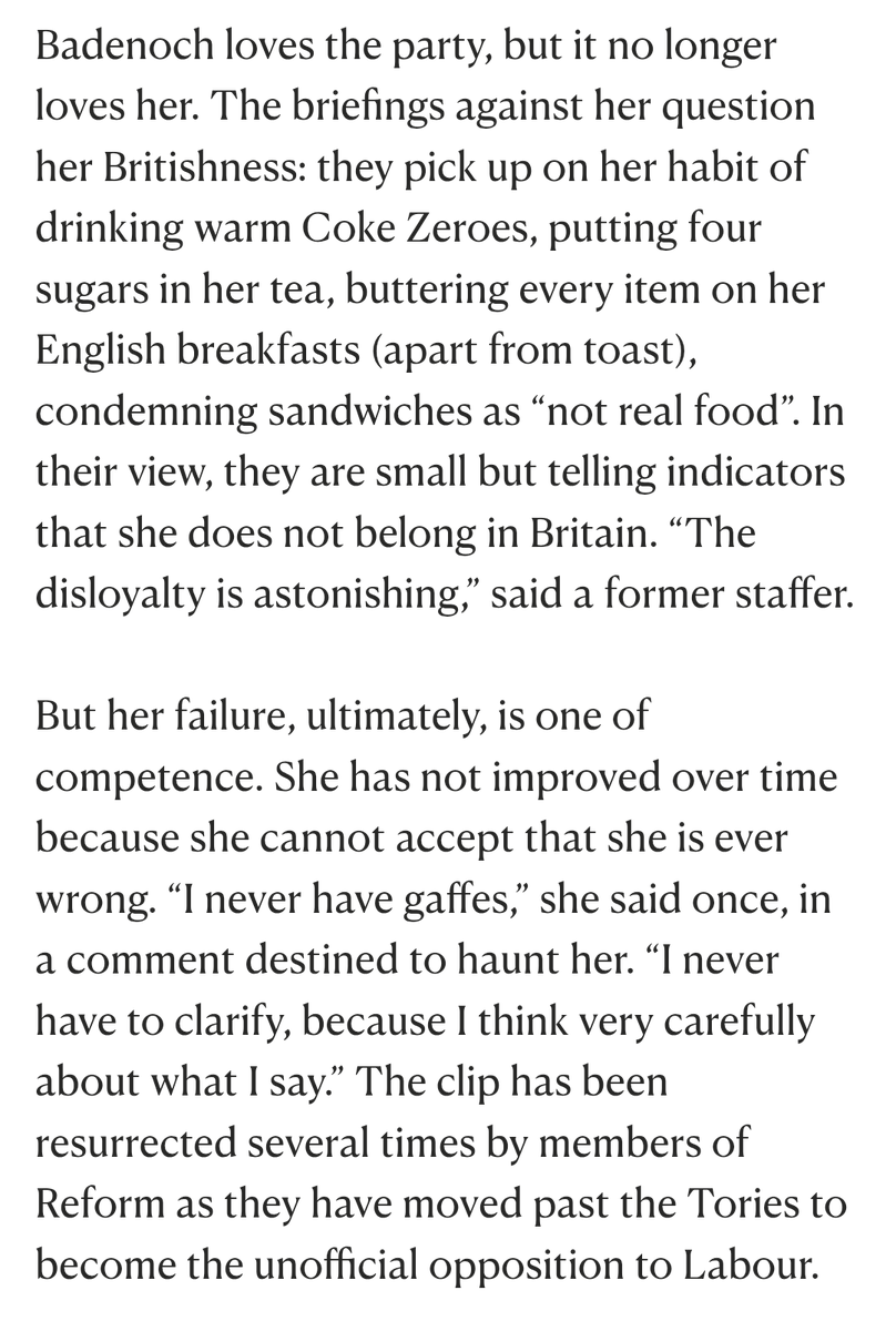 CliveDavisUK's tweet image. Why Kemi Badenoch is struggling. @Will___lloyd's piece makes grim reading.
newstatesman.com/politics/uk-po…