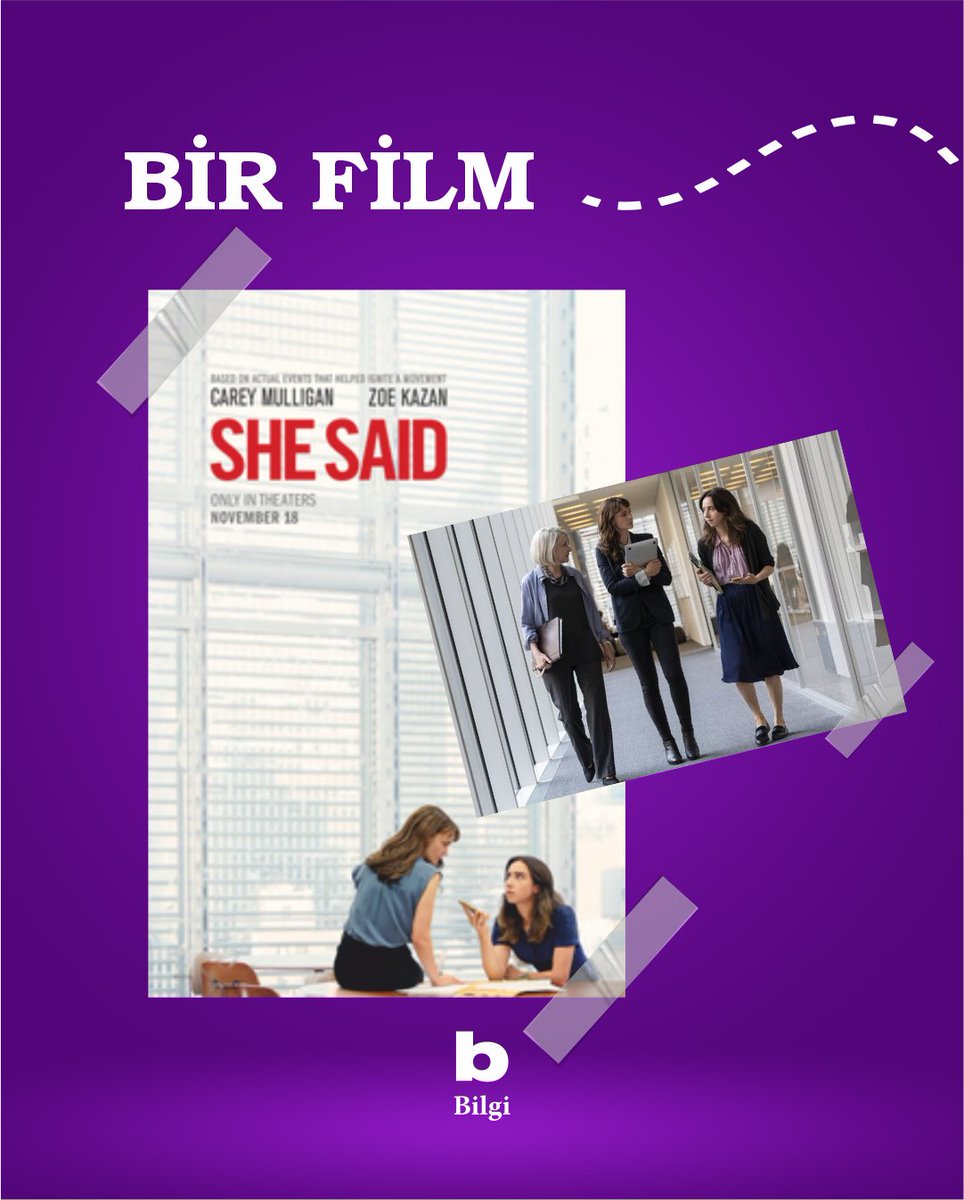 BilgiYayinevi's tweet image. 📚🎬 Bir Kitap, Bir Film
İki cesur gazetecinin kaleminden gerçekleri açığa çıkaran etkileyici bir eser!
Harvey Weinstein’in cinsel taciz ve istismar vakalarını gün yüzüne çıkararak #MeToo hareketine ilham veren bu kitap, sessizliği bozan kadınların hikâyelerini anlatıyor.
Bu…