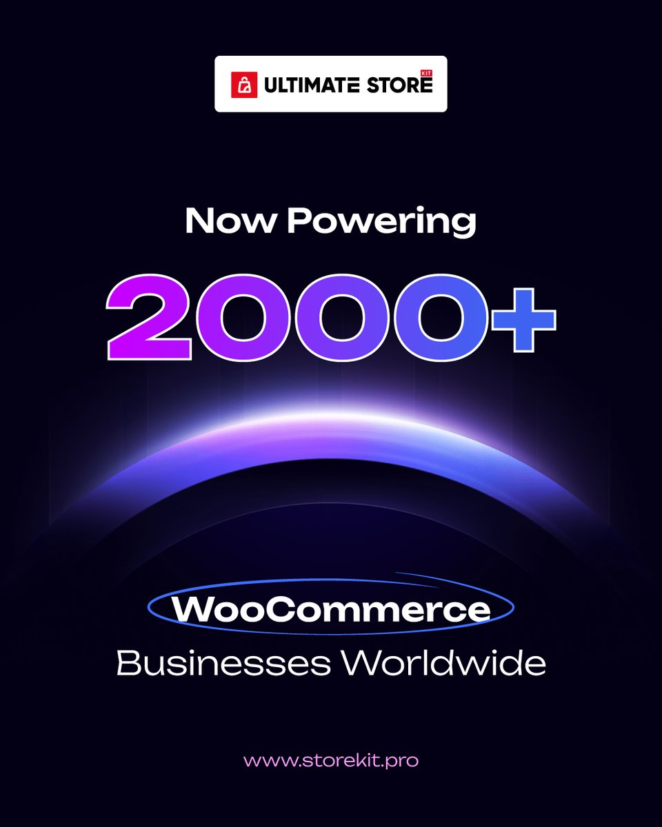 Ultimate Store Kit hits 2000+ active installations. We are grateful to our amazing users. 🙌❤

#WooCommerce #UltimateStoreKit #Business