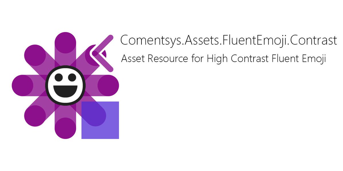 Comentsys's tweet photo. Comentsys.Assets.FluentEmoji.Contrast 2.0.0 available on @nuget at https://t.co/OKIHlSRXSa for .NET Standard updated for Comentsys.Assets.FluentEmoji including Metadata along with new and fixed Emoji for the High Contrast Fluent Emoji created by Microsoft #nuget #comentsys https://t.co/mCisiTLkD7